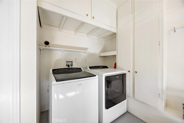 800 W Huntington Dr Unit D, Arcadia, CA 91007 - laundry area with separate washer and dryer and cabinet space