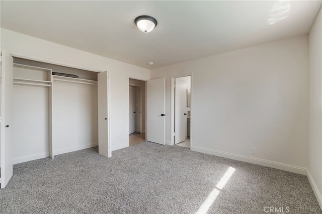 2738 S Fairway Ct, Visalia, CA 93277 - unfurnished bedroom featuring light carpet and a closet