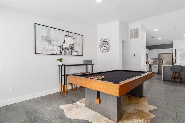 47645 Calle Diamante, Indio, CA 92201 - game room featuring recessed lighting and billiards table