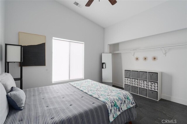 47645 Calle Diamante, Indio, CA 92201 - bedroom featuring ceiling fan and baseboards