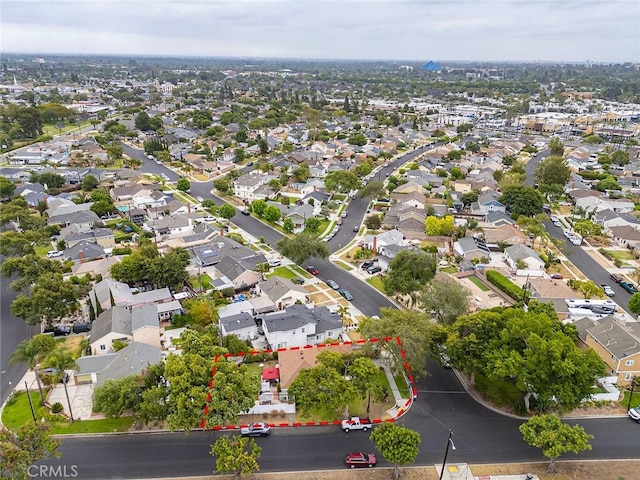 4303 E De Ora Way, Long Beach, CA 90815 - aerial view of residential area with property boundaries highlighted
