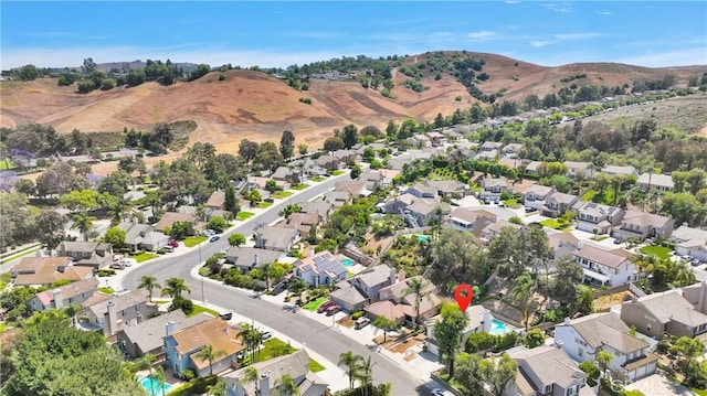 15030 Camino Arroyo, Chino Hills, CA 91709 - aerial view of property's location with nearby suburban area and mountains