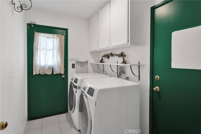 15030 Camino Arroyo, Chino Hills, CA 91709 - laundry area featuring cabinet space, washer and clothes dryer, and light tile patterned floors
