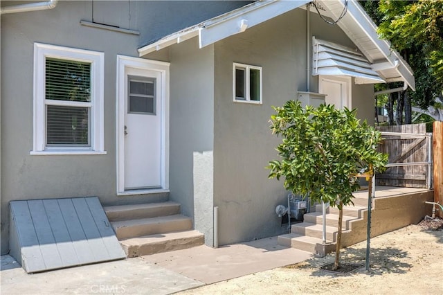 755 Chorro St, San Luis Obispo, CA 93401 - view of exterior entry featuring stucco siding