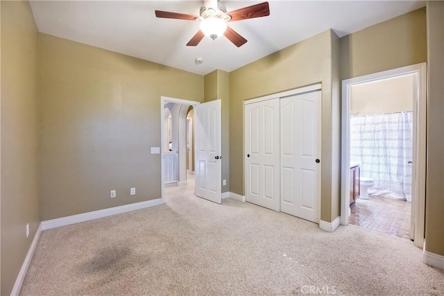 66 Glenalmond Ln, Ladera Ranch, CA 92694 - unfurnished bedroom featuring light carpet, a closet, and ensuite bathroom