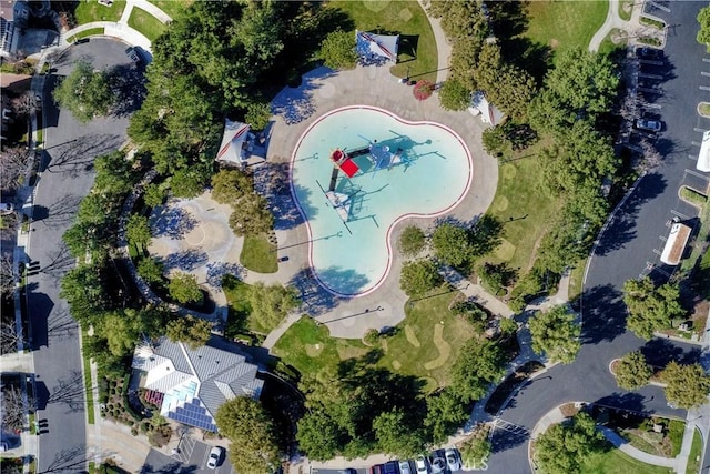 66 Glenalmond Ln, Ladera Ranch, CA 92694 - bird's eye view of a pool area