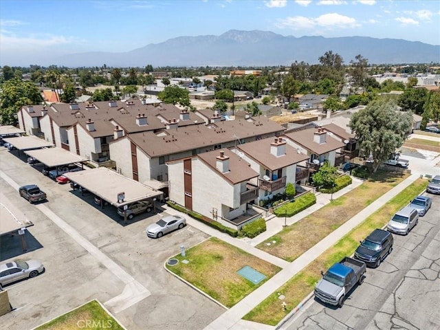 9100 Acacia Ave Unit 6, Fontana, CA 92335 - aerial perspective of suburban area featuring mountains