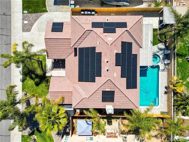 29851 Fox Creek Dr, Menifee, CA 92586 - aerial view of property and surrounding area featuring a pool