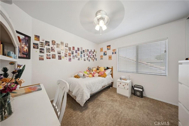 27628 Deerfield Ln, Valencia, CA 91354 - bedroom with carpet flooring and ceiling fan