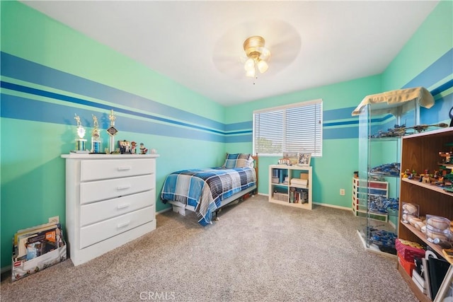 27628 Deerfield Ln, Valencia, CA 91354 - bedroom featuring carpet floors and a ceiling fan