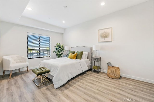 419 N Chandler Ave Unit 523, Monterey Park, CA 91754 - bedroom with light wood finished floors and recessed lighting