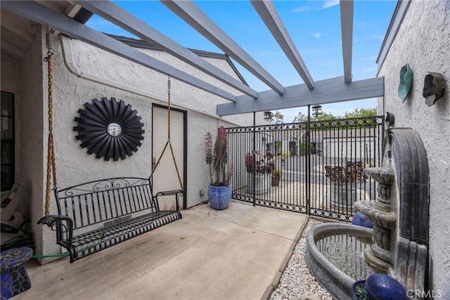 4004 E Horseshoe Ln Unit 54, Anaheim, CA 92807 - view of patio with a pergola