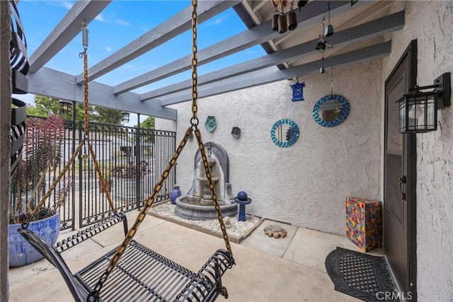 4004 E Horseshoe Ln Unit 54, Anaheim, CA 92807 - view of patio with a pergola