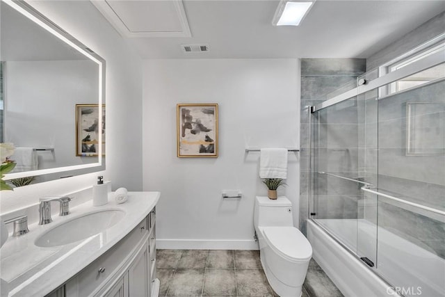 39 Cape Cod, Irvine, CA 92620 - full bathroom with vanity and combined bath / shower with glass door