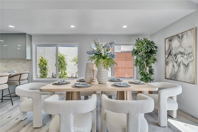 39 Cape Cod, Irvine, CA 92620 - dining space featuring light wood-style flooring and recessed lighting