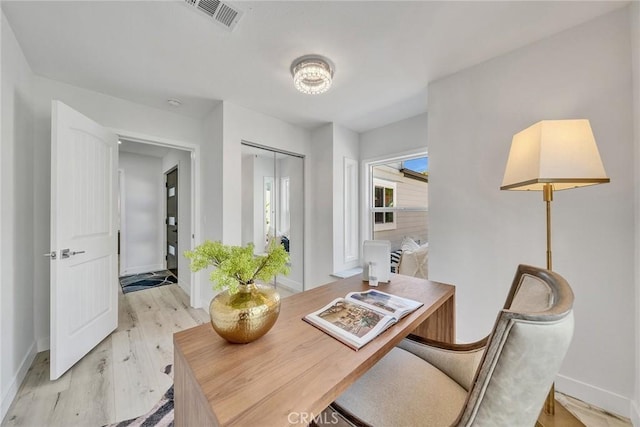 39 Cape Cod, Irvine, CA 92620 - office with baseboards and light wood-type flooring
