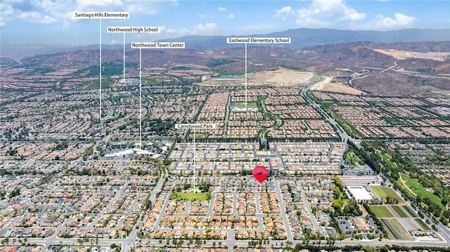 39 Cape Cod, Irvine, CA 92620 - aerial overview of property's location featuring a mountainous background