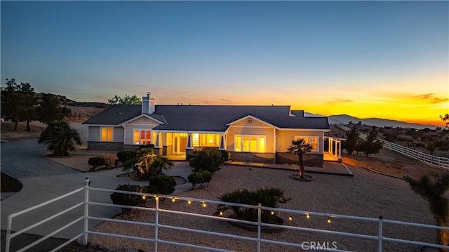 35655 52nd St E, Palmdale, CA 93552 - single story home with a chimney