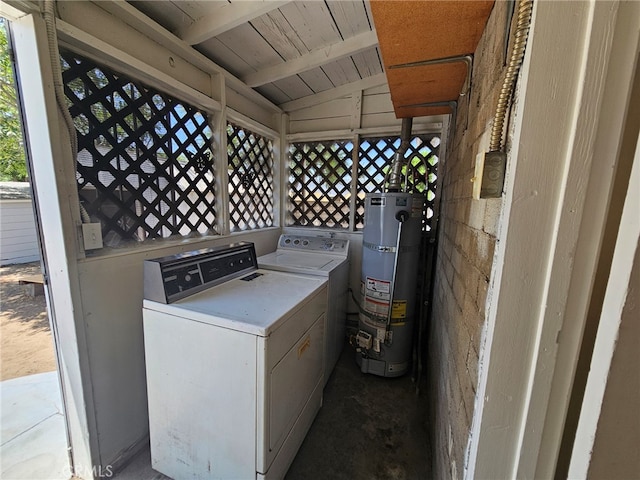 26483 9th St, Highland, CA 92346 - laundry area featuring secured water heater