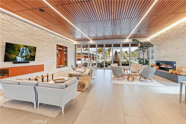 347 Baluster, Irvine, CA 92618 - living room with a glass covered fireplace