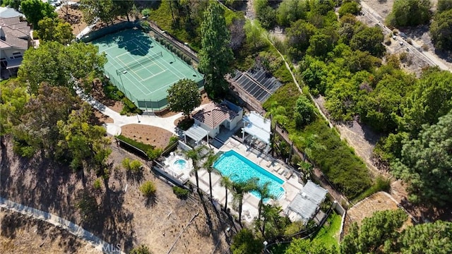 5527 Patricia Way, Yorba Linda, CA 92887 - drone / aerial view of a pool