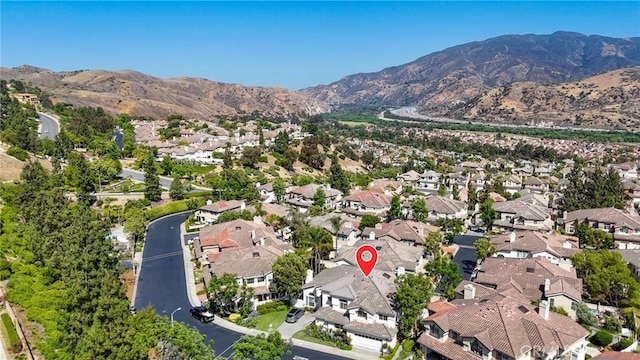 5527 Patricia Way, Yorba Linda, CA 92887 - view of property location with nearby suburban area and a mountainous background
