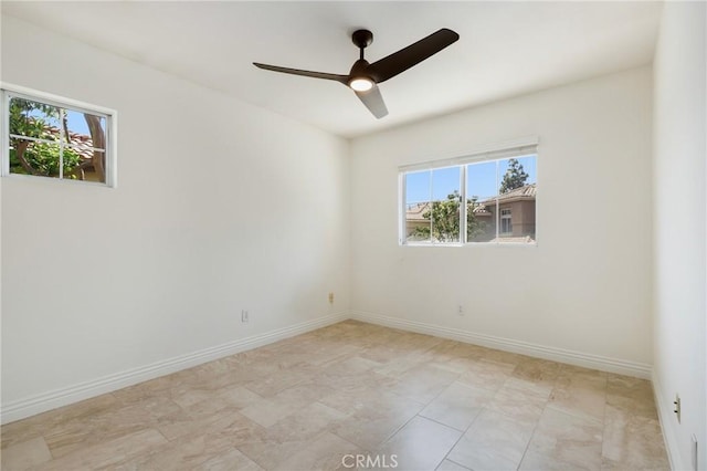 5527 Patricia Way, Yorba Linda, CA 92887 - unfurnished room with healthy amount of natural light and ceiling fan