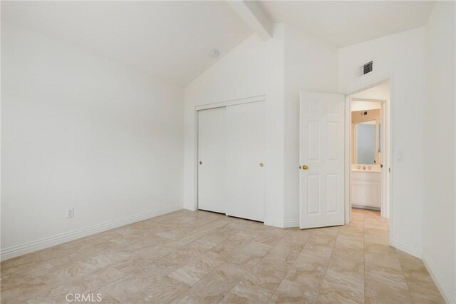 5527 Patricia Way, Yorba Linda, CA 92887 - unfurnished bedroom featuring a closet and baseboards