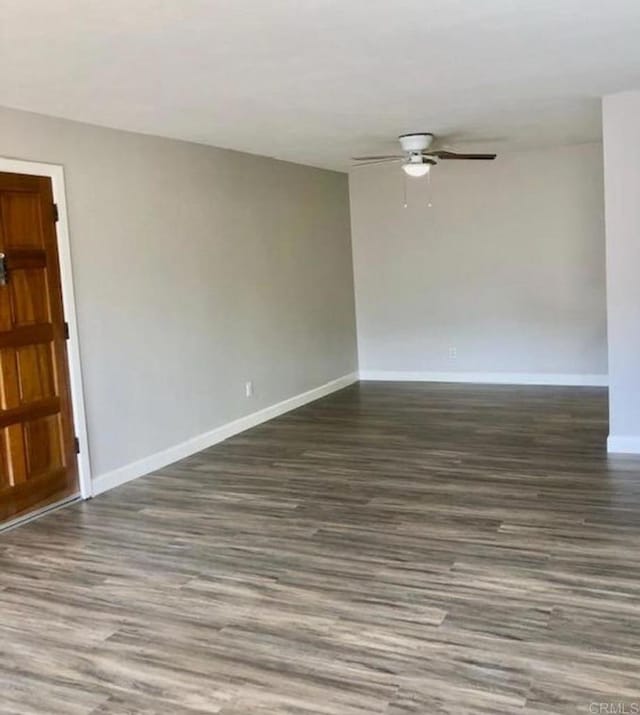 2330 Hosp Way Unit 303, Carlsbad, CA 92008 - empty room featuring ceiling fan and wood finished floors