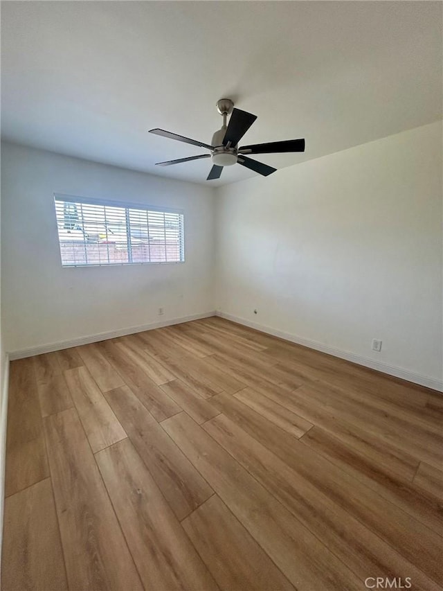 3964 Hibbert Ct, Simi Valley, CA 93063 - spare room featuring light wood-style flooring and a ceiling fan