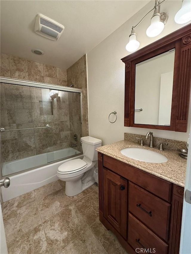 3964 Hibbert Ct, Simi Valley, CA 93063 - bathroom featuring vanity and combined bath / shower with glass door