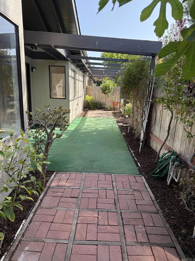 1404 Lombard St, Vista, CA 92084 - fenced backyard with a patio area
