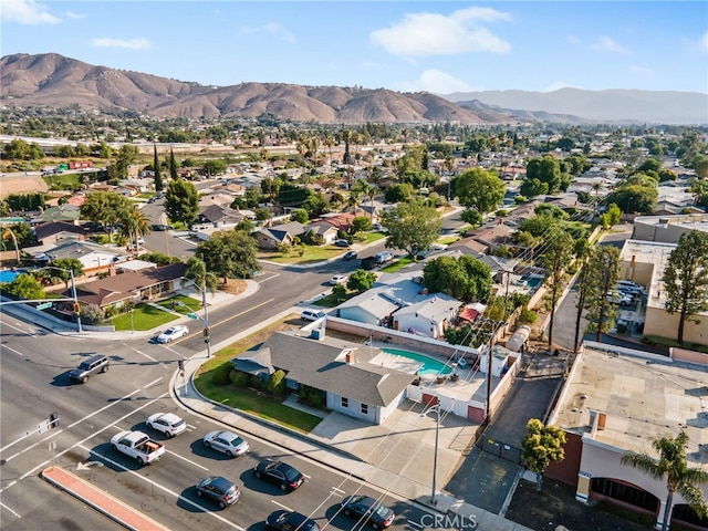 3704 La Sierra Ave, Riverside, CA 92505 - aerial view of residential area featuring a mountainous background