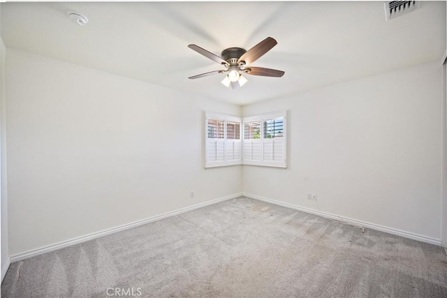 19177 White Dove Ln, Riverside, CA 92508 - unfurnished room with a smoke detector, carpet floors, and ceiling fan