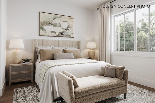 1736 Voorhees Ave, Manhattan Beach, CA 90266 - bedroom featuring baseboards and wood finished floors