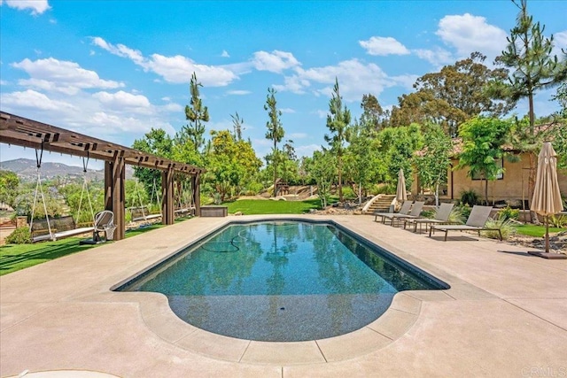 1935 Granite Hills Dr, El Cajon, CA 92019 - swimming pool featuring a patio