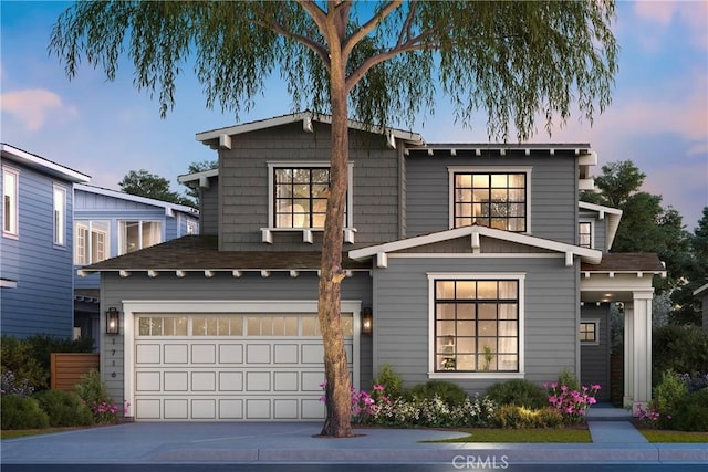 1716 6th St, Manhattan Beach, CA 90266 - view of front of house with driveway and an attached garage