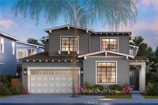 1716 6th St, Manhattan Beach, CA 90266 - view of front of house featuring concrete driveway and an attached garage
