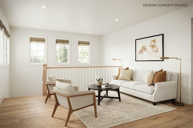 1716 6th St, Manhattan Beach, CA 90266 - living room featuring wood finished floors and recessed lighting