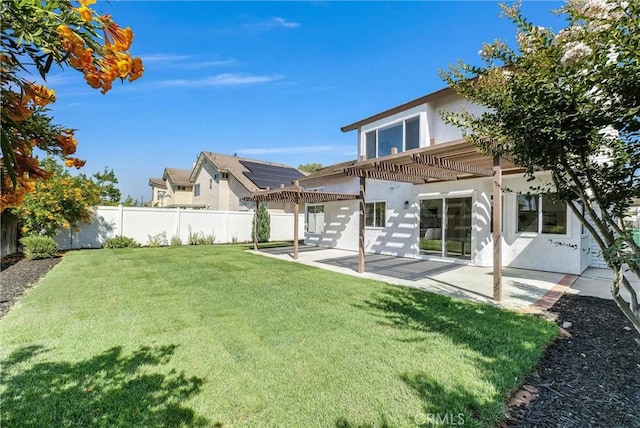 1251 Mayfair Dr, Corona, CA 92882 - fenced backyard with a pergola and a patio