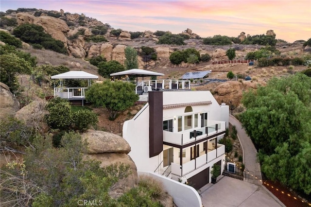 22870 Trigger St, Chatsworth, CA 91311 - aerial view at dusk