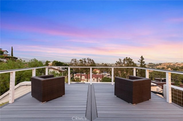 22870 Trigger St, Chatsworth, CA 91311 - view of wooden terrace