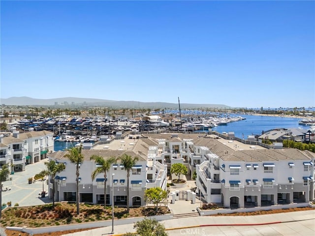 2600 Newport Blvd Unit 219, Newport Beach, CA 92663 - bird's eye view of a water and mountain view