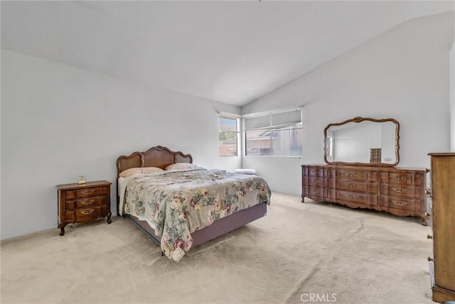 16737 Windcrest Dr, Fontana, CA 92337 - carpeted bedroom with vaulted ceiling