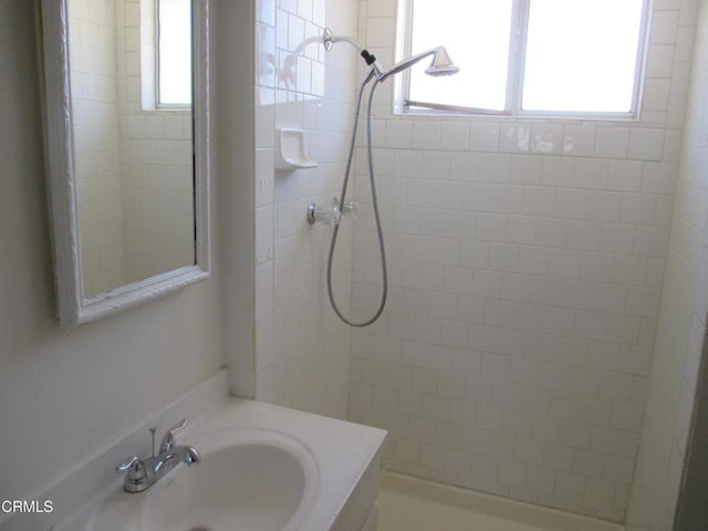 44244 Carolside Ave, Lancaster, CA 93535 - full bath with a tile shower and vanity
