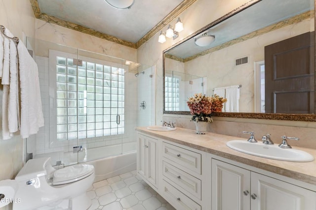 1205 Linda Vista Ave, Pasadena, CA 91103 - bathroom with tub / shower combination and double vanity