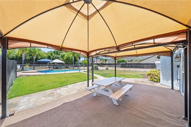 32618 Durango Ct, Wildomar, CA 92595 - fenced backyard featuring a gazebo and a patio area