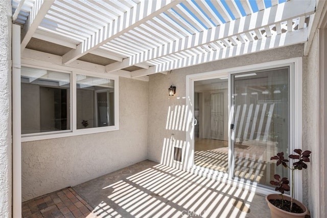 5520 Via La Mesa Unit A, Laguna Woods, CA 92637 - view of patio / terrace featuring a pergola