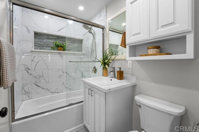 4454 Ute Dr, San Diego, CA 92117 - full bath with vanity and enclosed tub / shower combo