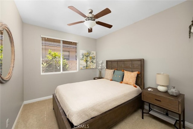 1581 Manor Ln, Glendora, CA 91741 - bedroom with light colored carpet and ceiling fan